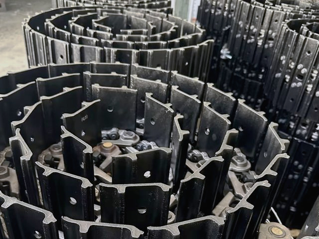 CLIK track groups staged for shipment